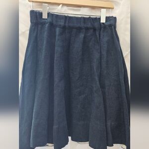 Son De Flor - Navy Twill Mini Skirt